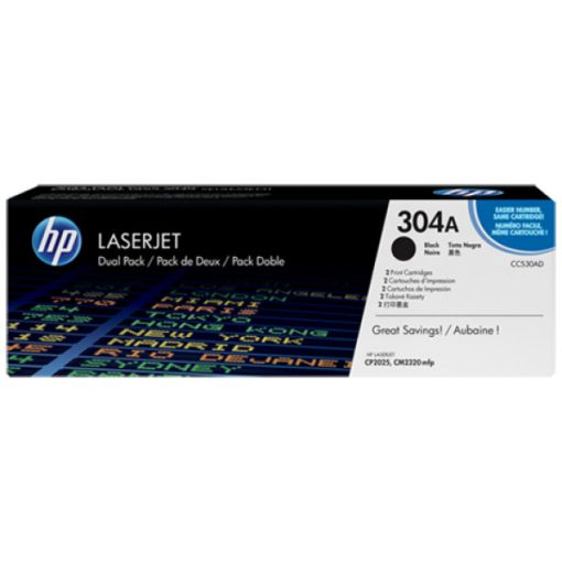 HP CC530AD Genuin Black Toner Hp 304AD