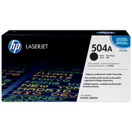 HP CE250A Eredeti Fekete Toner Hp 504A