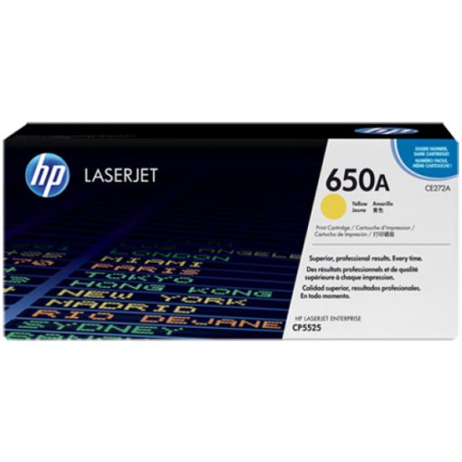 HP CE272A Eredeti Sárga Toner Hp 650A