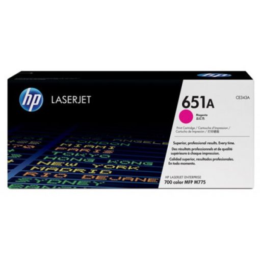 HP CE343A Genuin Magenta Toner Hp 651A