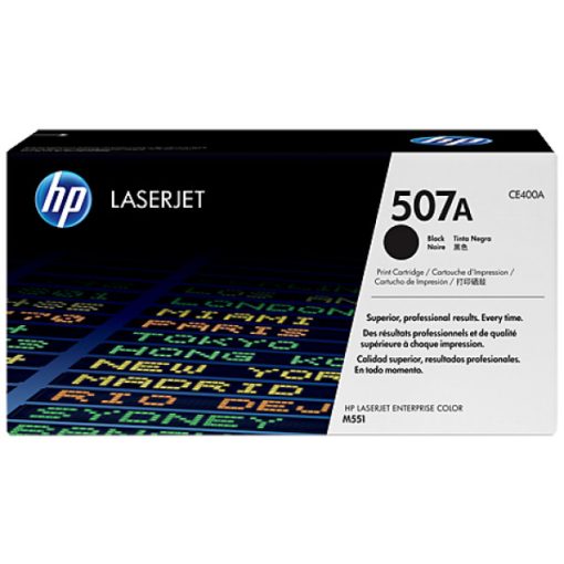 HP CE400A Eredeti Fekete Toner Hp 507A