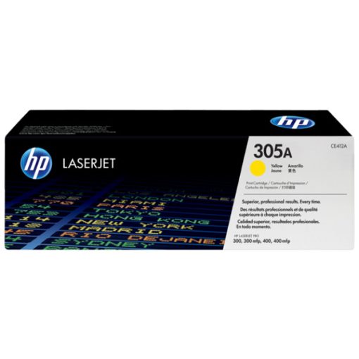 HP CE412A Eredeti Sárga Toner Hp 305A