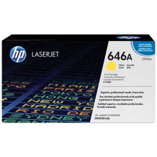 HP CF032A Eredeti Sárga Toner Hp 646A