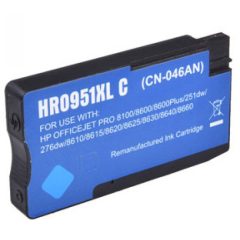 HP CN046AE No.951XL Utángyártott Katun Cián Tintapatron