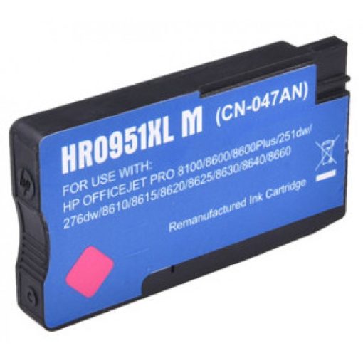 HP CN047AE No.951XL Utángyártott Katun Magenta Tintapatron