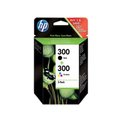 HP CN637EE CC640+CC643 No.300 Genuin Multipack Ink Cartridge