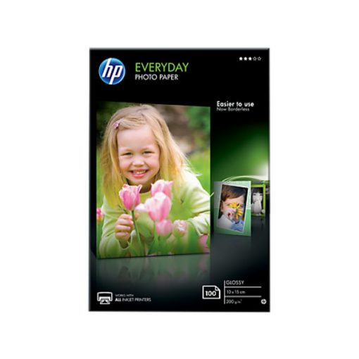 HP 10X15 Fényes Fotópapír 100lap 200g (Genuin)