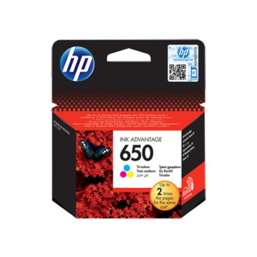 HP CZ102AE No.650 Genuin Háromszínű CMY Ink Cartridge