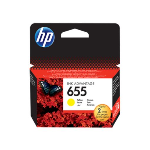 HP CZ112AE No.655 Genuin Yellow Ink Cartridge