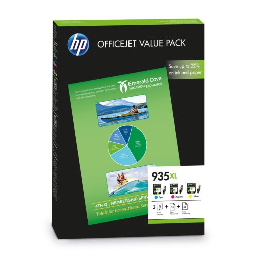 HP F6U78AE No.935XL Genuin Háromszínű CMY Ink Cartridge