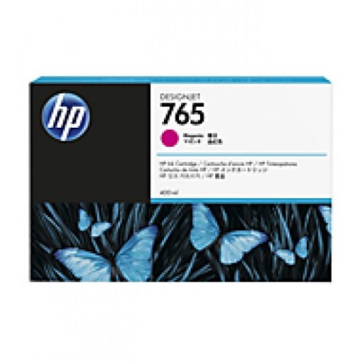 HP F9J51A HP765 Eredeti Magenta Plotter Tintapatron