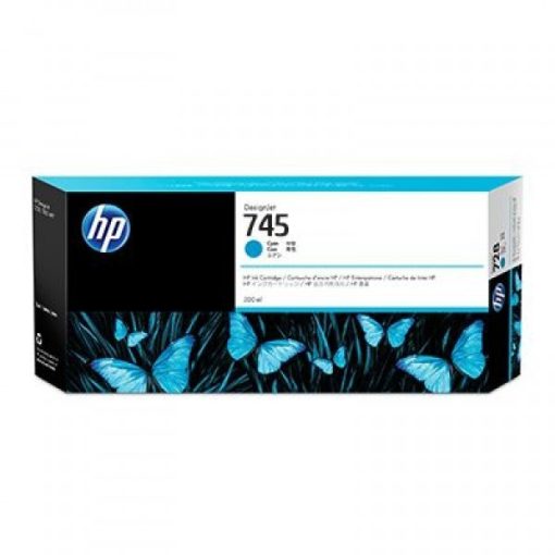 HP F9K03A HP745 Genuin Cyan Plotter Ink Cartridge