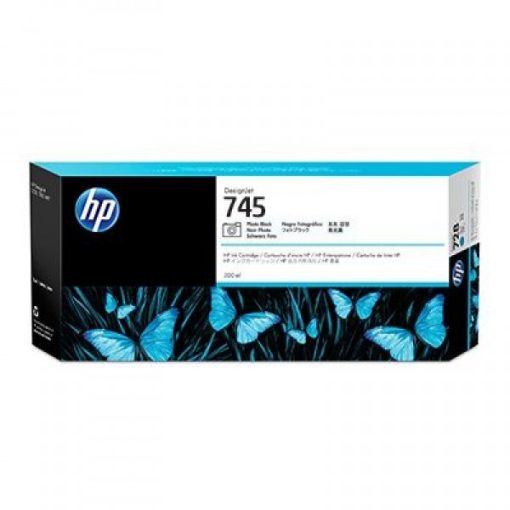 HP F9K04A HP745 Genuin Photo Black Plotter Ink Cartridge