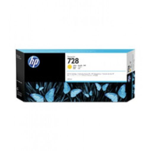 HP HP728 F9K15A Genuin Yellow Plotter Ink Cartridge