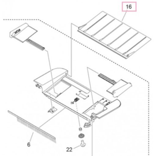 CA FE4-0738 Tray document MF211