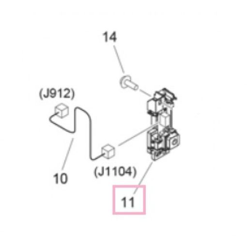 CA FM1-F367 Power swirch assy