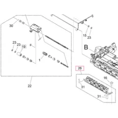 CA FM1-K009 Paper feed guide assy MF416