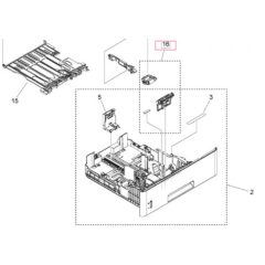 CA FM1-X510 Pickup roller set IR1643