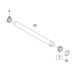 Kyocera 302F725070 bushing Rear CT  (For use)