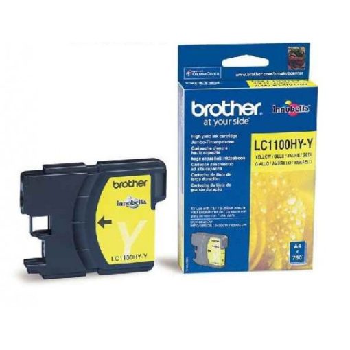 Brother LC1100HYY Genuin Yellow Ink Cartridge