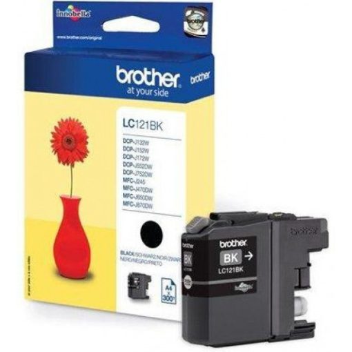 Brother LC121BK Eredeti Fekete Tintapatron