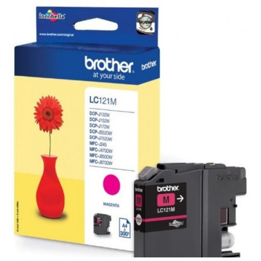 Brother LC121M Eredeti Magenta Tintapatron