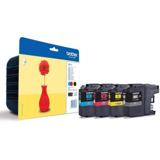 Brother LC121BKCMY Genuin Multipack Ink Cartridge