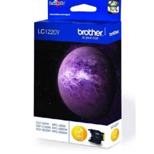 Brother LC1220Y Genuin Yellow Ink Cartridge