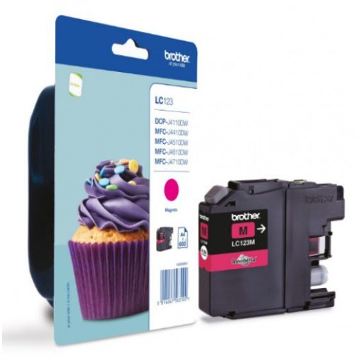 Brother LC123M Genuin Magenta Ink Cartridge