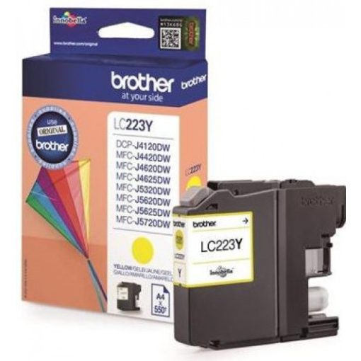 Brother LC223Y Eredeti Yellow Tintapatron