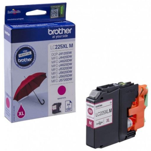 Brother LC225XLM Eredeti Magenta Tintapatron