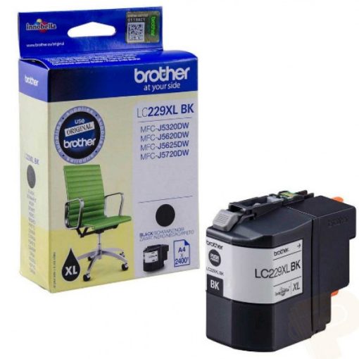 Brother LC229XLBK Eredeti Fekete Tintapatron