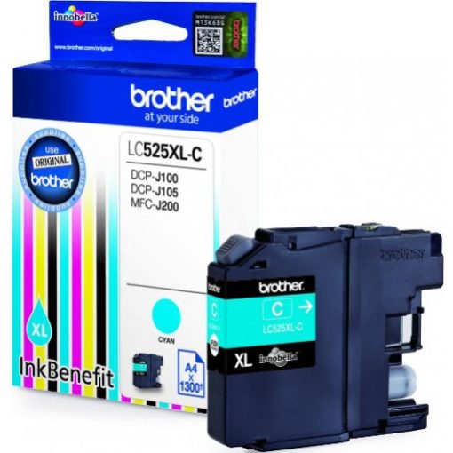 Brother LC525XLC Genuin Cyan Ink Cartridge