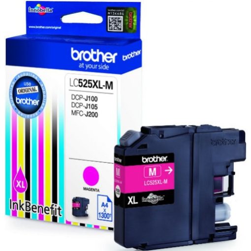 Brother LC525XLM Eredeti Magenta Tintapatron