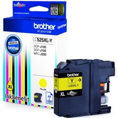 Brother LC525XLY Eredeti Yellow Tintapatron