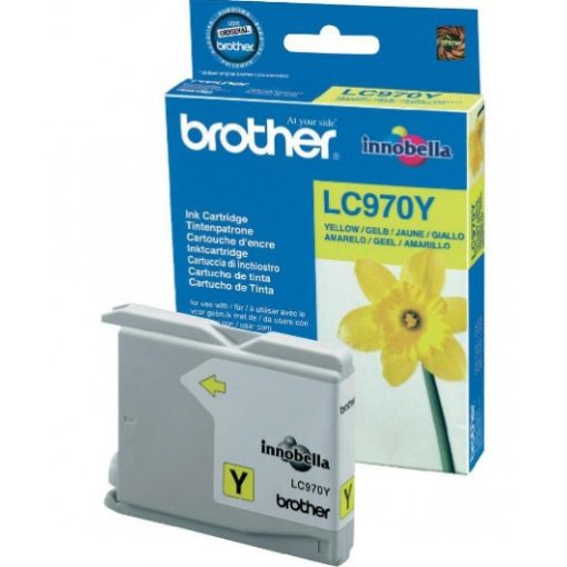 Brother LC970Y Eredeti Yellow Tintapatron
