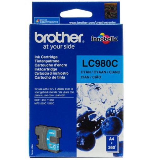 Brother LC980C Eredeti Cyan Tintapatron