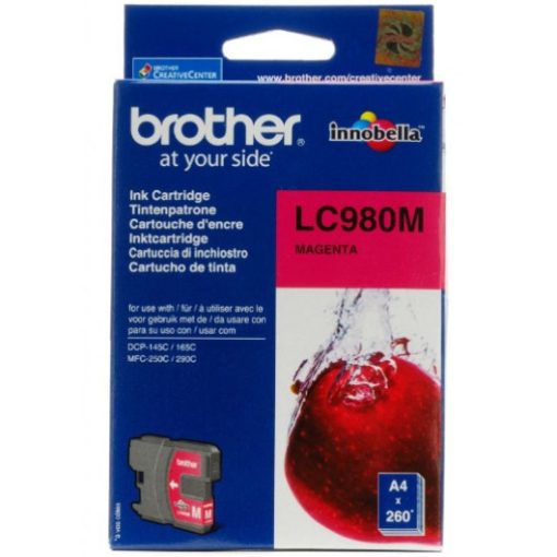 Brother LC980M Eredeti Magenta Tintapatron