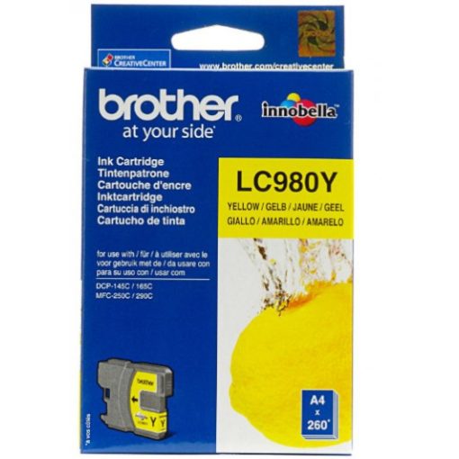Brother LC980Y Eredeti Yellow Tintapatron