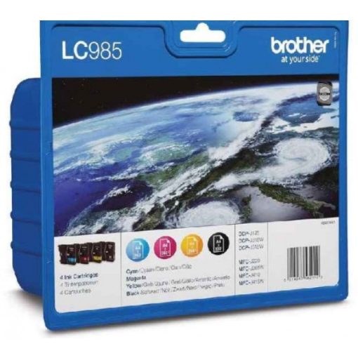 Brother LC985BKCMY Genuin Multipack Ink Cartridge