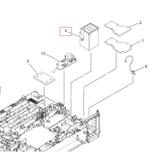 BR LEK119001 Ink absorber box DCP-J100