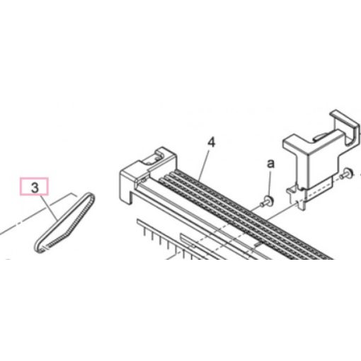 Min 4640-3920-01 belt C554