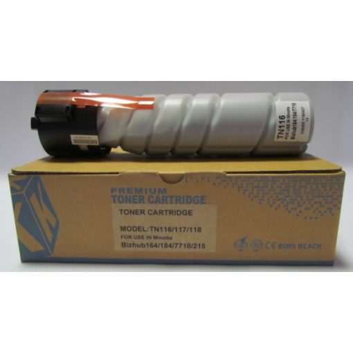 MINOLTA B164/B215 TN116/TN118 Utángyártott Ecopixel Fekete Toner