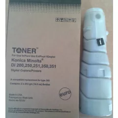 MINOLTA Di250 DR 302B Compatible Black Toner