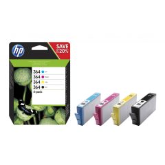 HP N9J73AE 4pack No.364 Genuin Multipack Ink Cartridge