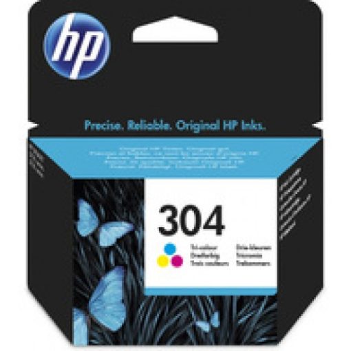 HP N9K05AE No.304 Eredeti Háromszínű CMY Tintapatron