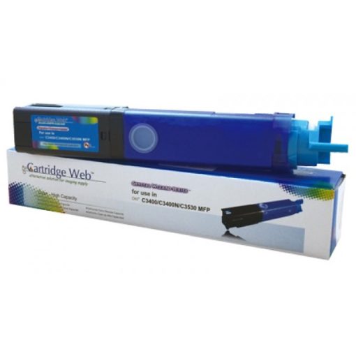 OKI C3300 Utángyártott Cartridge WEB Cián Toner