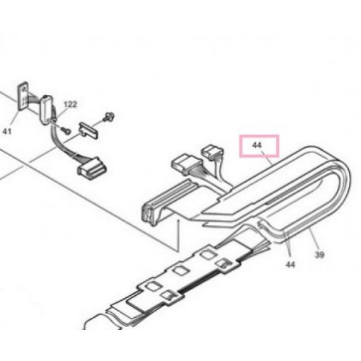 OKI 40622101 Head Cable Guide, ML4410