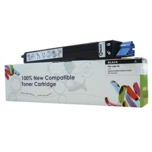 OKI C9600 Utángyártott Cartridge WEB Fekete Toner