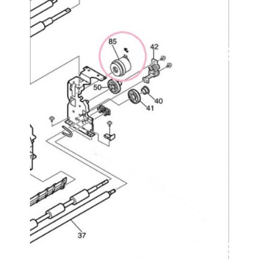 OKI 43003201 Reg.gear assy